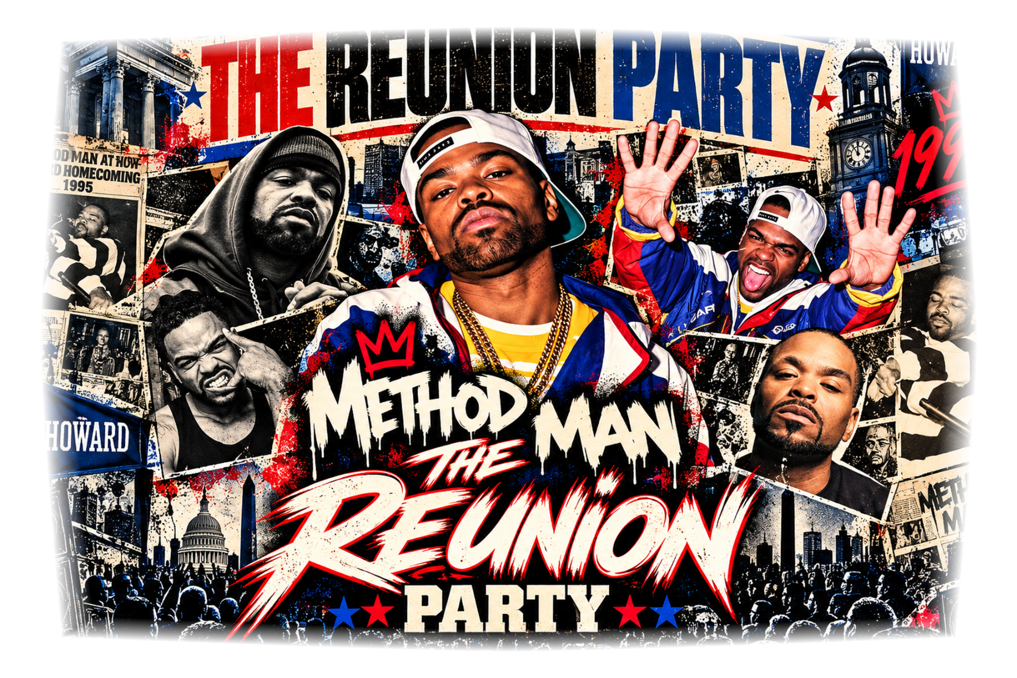 The Reunion Party Method Man artwork collage